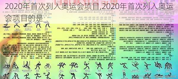 2020年首次列入奥运会项目,2020年首次列入奥运会项目的是