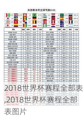 2018世界杯赛程全部表,2018世界杯赛程全部表图片