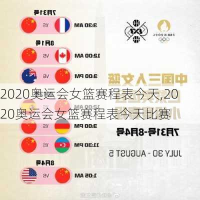 2020奥运会女篮赛程表今天,2020奥运会女篮赛程表今天比赛