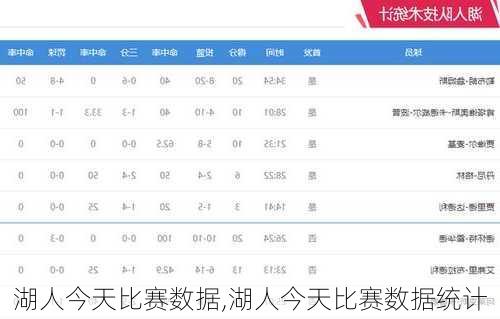 湖人今天比赛数据,湖人今天比赛数据统计