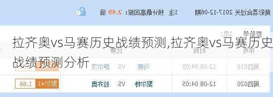 拉齐奥vs马赛历史战绩预测,拉齐奥vs马赛历史战绩预测分析