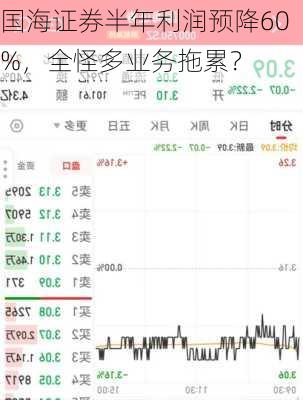 国海证券半年利润预降60%，全怪多业务拖累？