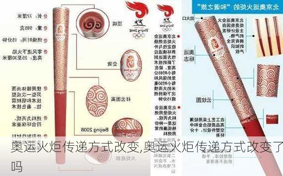 奥运火炬传递方式改变,奥运火炬传递方式改变了吗