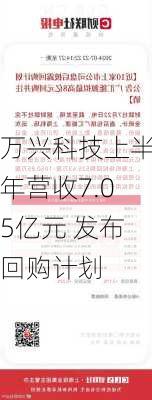 万兴科技上半年营收7.05亿元 发布回购计划