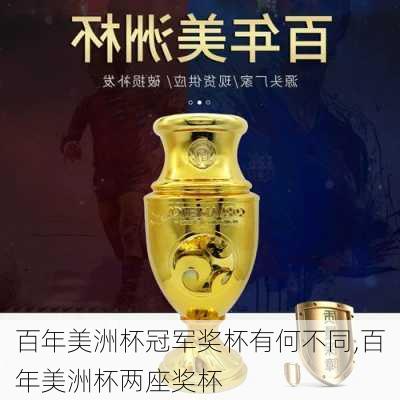 百年美洲杯冠军奖杯有何不同,百年美洲杯两座奖杯