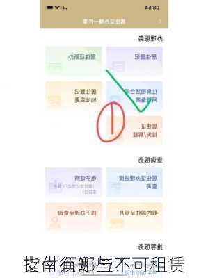 支付须知与不可租赁
指南有哪些？