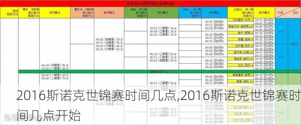 2016斯诺克世锦赛时间几点,2016斯诺克世锦赛时间几点开始