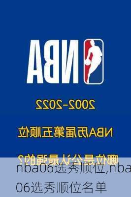 nba06选秀顺位,nba06选秀顺位名单