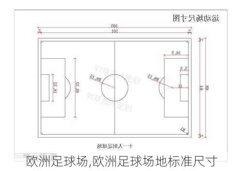 欧洲足球场,欧洲足球场地标准尺寸