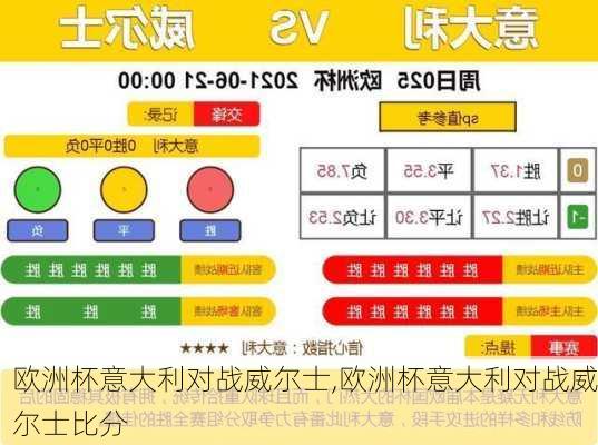 欧洲杯意大利对战威尔士,欧洲杯意大利对战威尔士比分