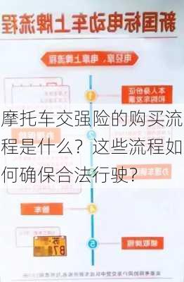 摩托车交强险的购买流程是什么？这些流程如何确保合法行驶？