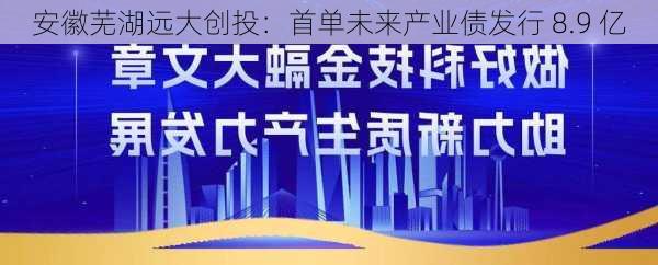 安徽芜湖远大创投：首单未来产业债发行 8.9 亿