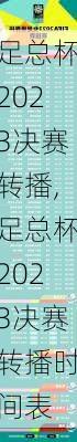 足总杯2023决赛转播,足总杯2023决赛转播时间表