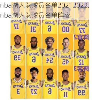 nba湖人队球员名单20212022,nba湖人队球员名单阵容