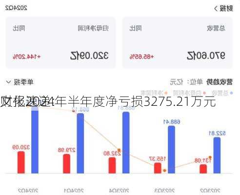 财报速递：
文化2024年半年度净亏损3275.21万元