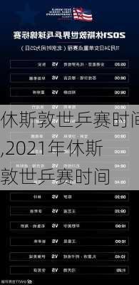 休斯敦世乒赛时间,2021年休斯敦世乒赛时间