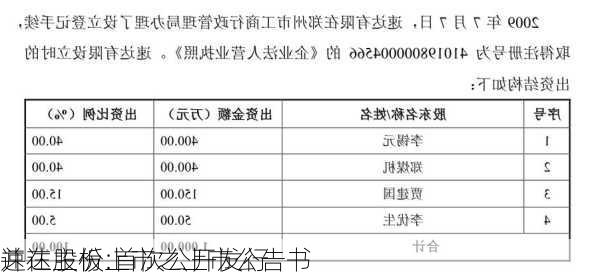 速达股份:首次公开发行
并在主板上市之上市公告书