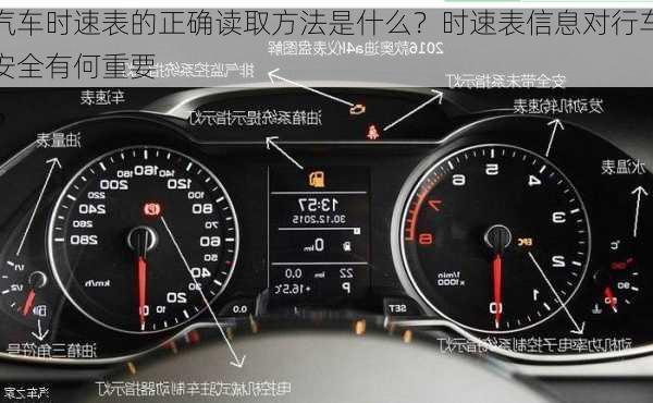 汽车时速表的正确读取方法是什么？时速表信息对行车安全有何重要
？