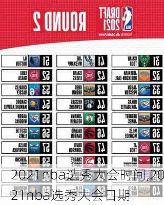 2021nba选秀大会时间,2021nba选秀大会日期