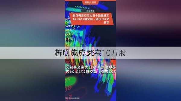 芯联集成大宗
折价成交384.10万股