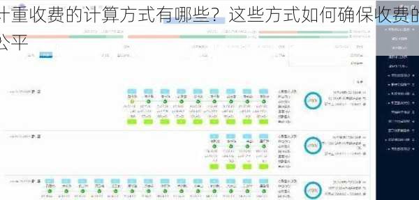 计重收费的计算方式有哪些？这些方式如何确保收费的公平
？