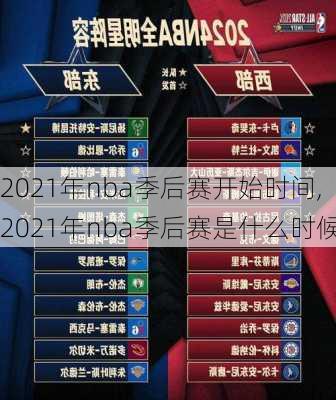 2021年nba季后赛开始时间,2021年nba季后赛是什么时候