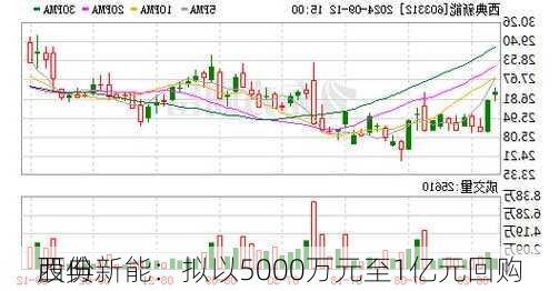 西典新能：拟以5000万元至1亿元回购
股份