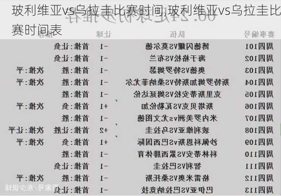 玻利维亚vs乌拉圭比赛时间,玻利维亚vs乌拉圭比赛时间表