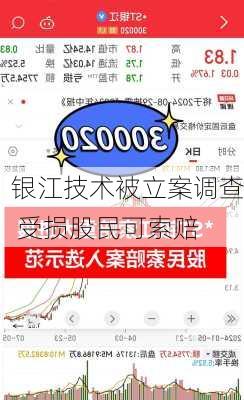 银江技术被立案调查 受损股民可索赔