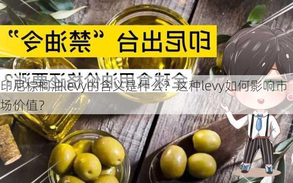 印尼棕榈油levy的含义是什么？这种levy如何影响市场价值？