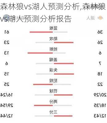 森林狼vs湖人预测分析,森林狼vs湖人预测分析报告