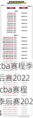 cba赛程季后赛2022,cba赛程季后赛2024