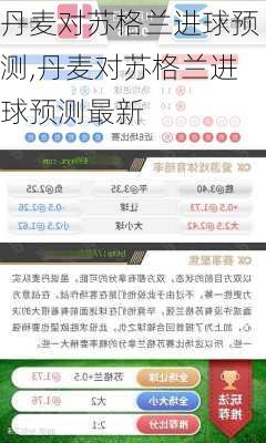 丹麦对苏格兰进球预测,丹麦对苏格兰进球预测最新