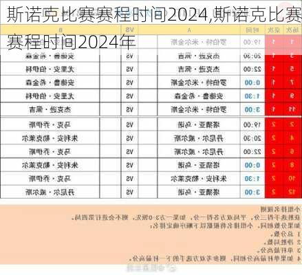 斯诺克比赛赛程时间2024,斯诺克比赛赛程时间2024年