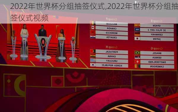 2022年世界杯分组抽签仪式,2022年世界杯分组抽签仪式视频