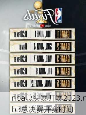 nba总决赛开赛2023,nba总决赛开赛时间