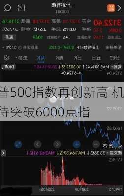 标普500指数再创新高 机构：突破6000点指
可待