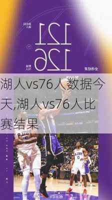 湖人vs76人数据今天,湖人vs76人比赛结果