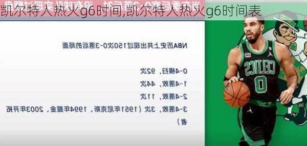 凯尔特人热火g6时间,凯尔特人热火g6时间表