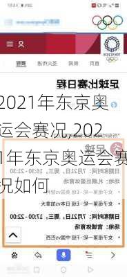 2021年东京奥运会赛况,2021年东京奥运会赛况如何