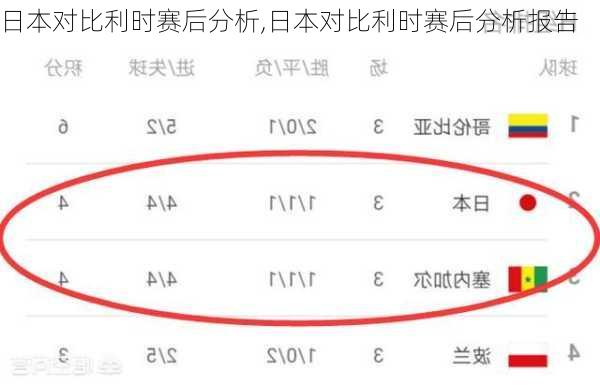 日本对比利时赛后分析,日本对比利时赛后分析报告