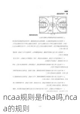 ncaa规则是fiba吗,ncaa的规则