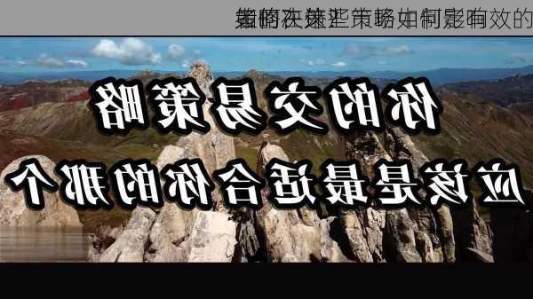 如何在外汇市场中制定有效的
策略？这些策略如何影响
者的决策？