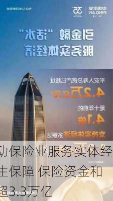 中国推动保险业服务实体经济和民生保障 保险资金和
型基金超3.3万亿