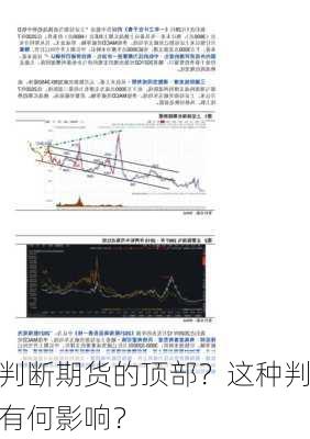 如何判断期货的顶部？这种判断对
策略有何影响？