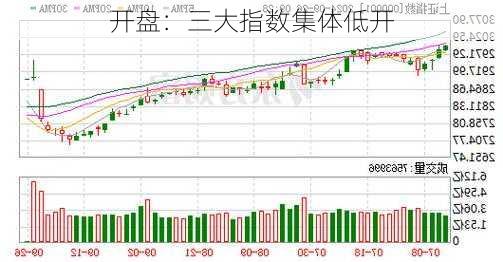 
开盘：三大指数集体低开