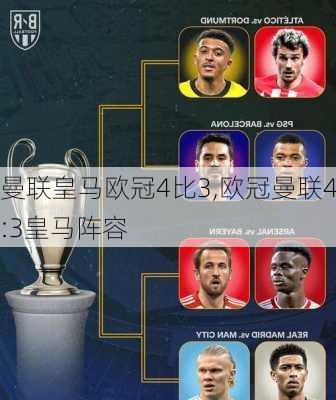 曼联皇马欧冠4比3,欧冠曼联4:3皇马阵容