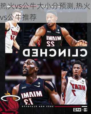 热火vs公牛大小分预测,热火vs公牛推荐