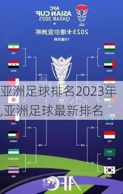 亚洲足球排名2023年,亚洲足球最新排名