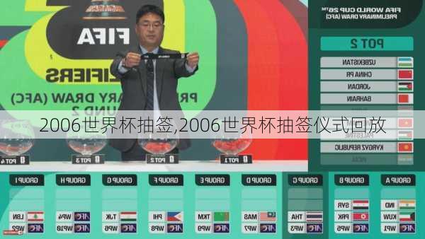 2006世界杯抽签,2006世界杯抽签仪式回放